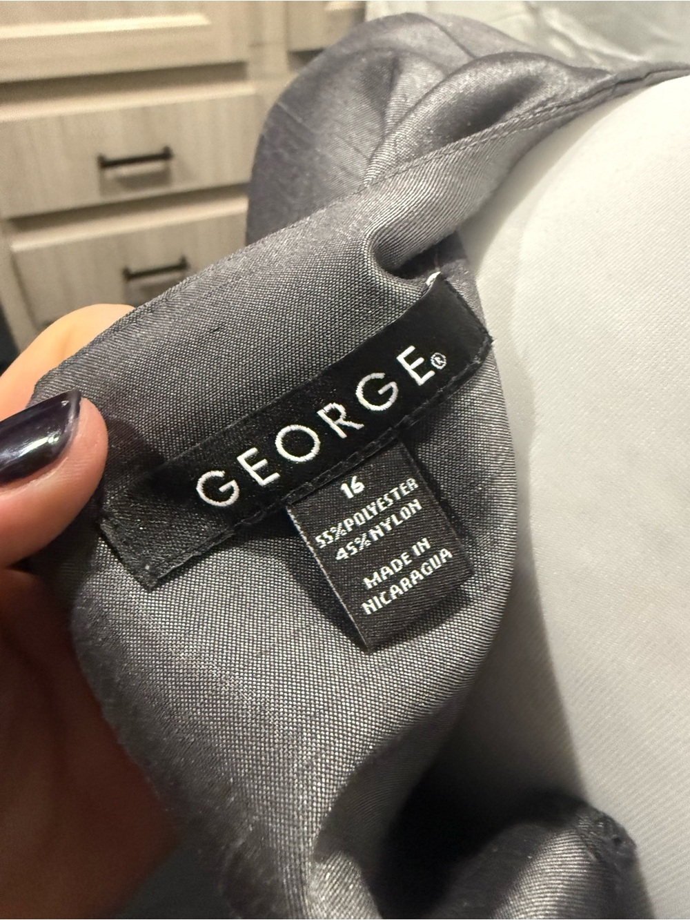 George Charcoal Gray Sleeveless Midi Dress - Picture 8 of 8